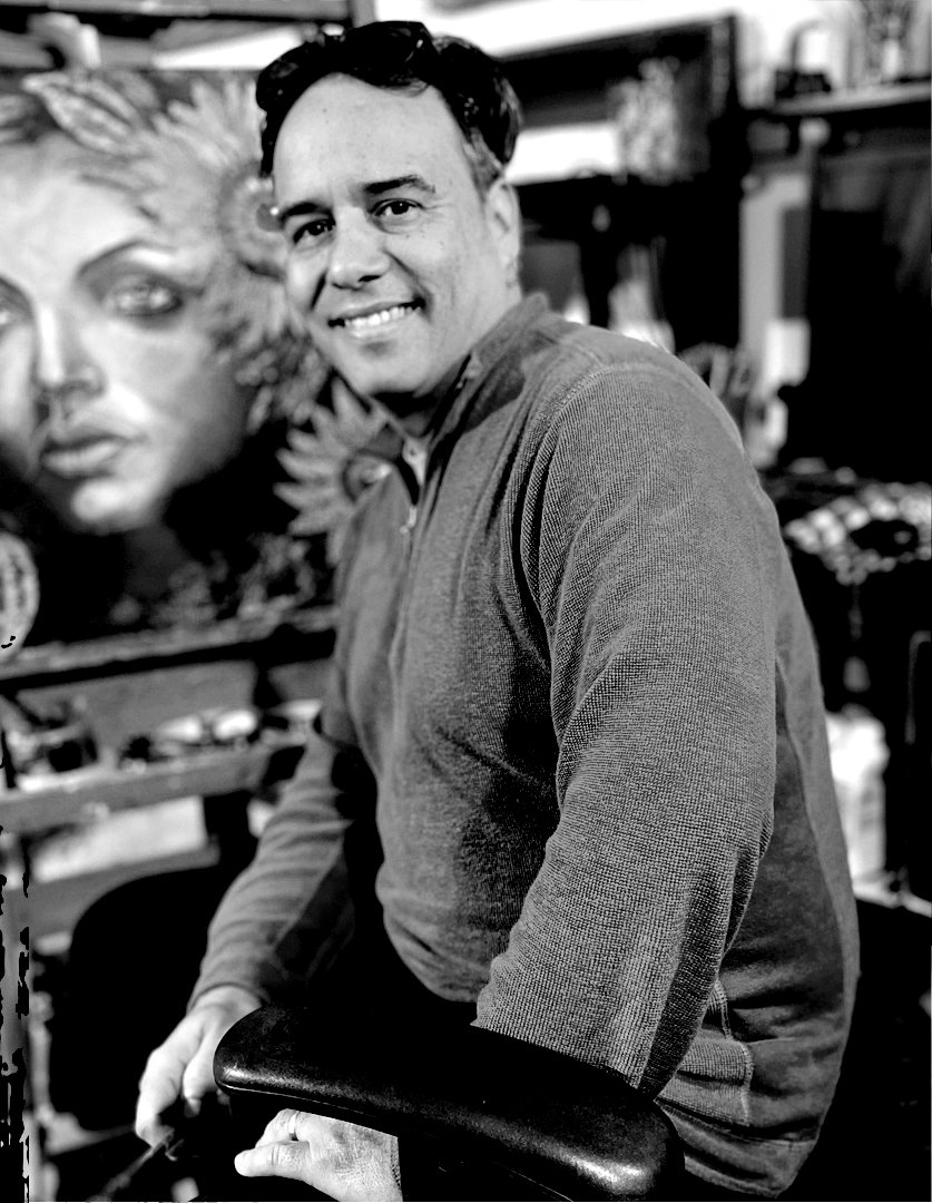 Yosan Leon Mirabet in his studio